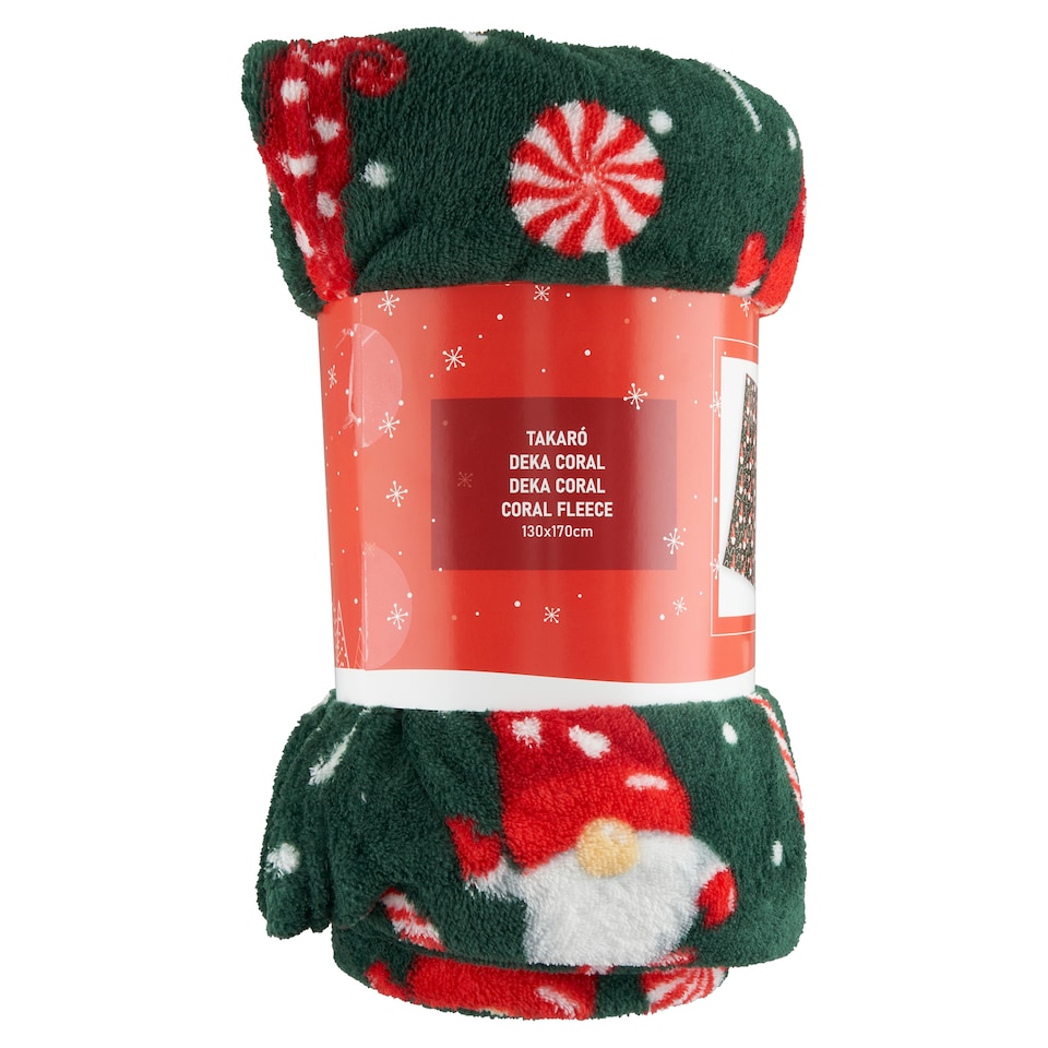 Carbotex karácsonyi gyapjú takaró 130 x 170 cm