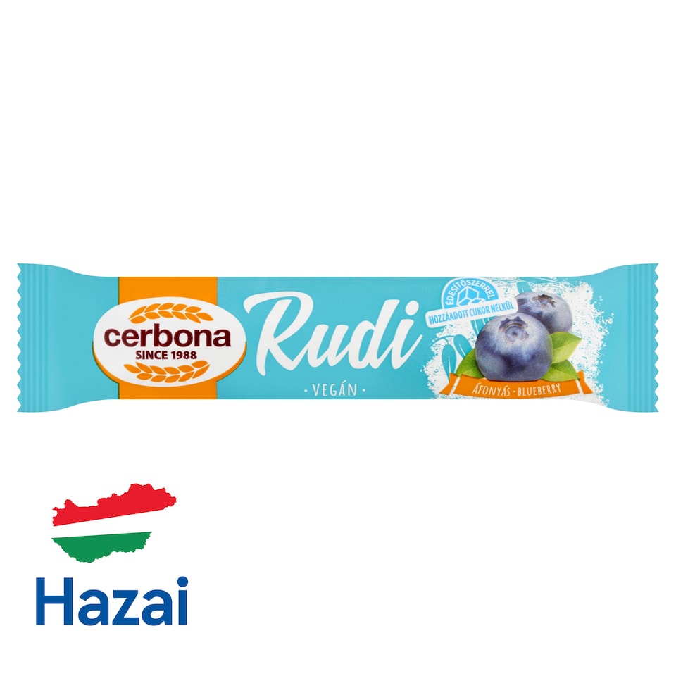 Cerbona Rudi zabrúd áfonyás töltelékkel, kakaós bevonattal 30 g  1. kép