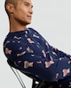 image 1 of F&F Teddy Bear Print Matching Family Christmas Pyjamas in Navy