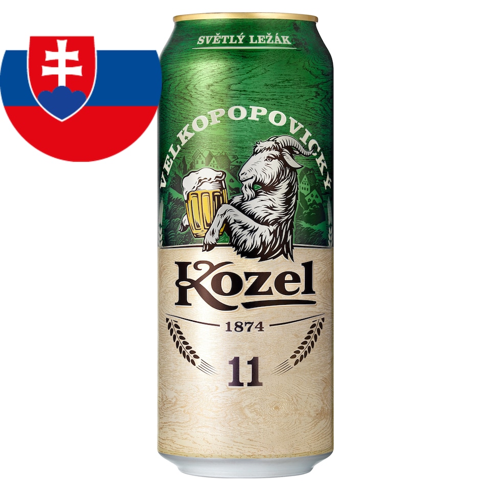 obrázok 1 z Velkopopovický Kozel 11 pivo výčapný ležiak svetlý 500 ml