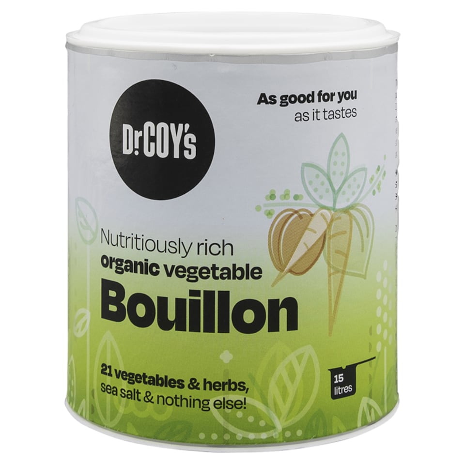 Dr. Coy's Vegetable Bouillon Organic Seasoning 150G