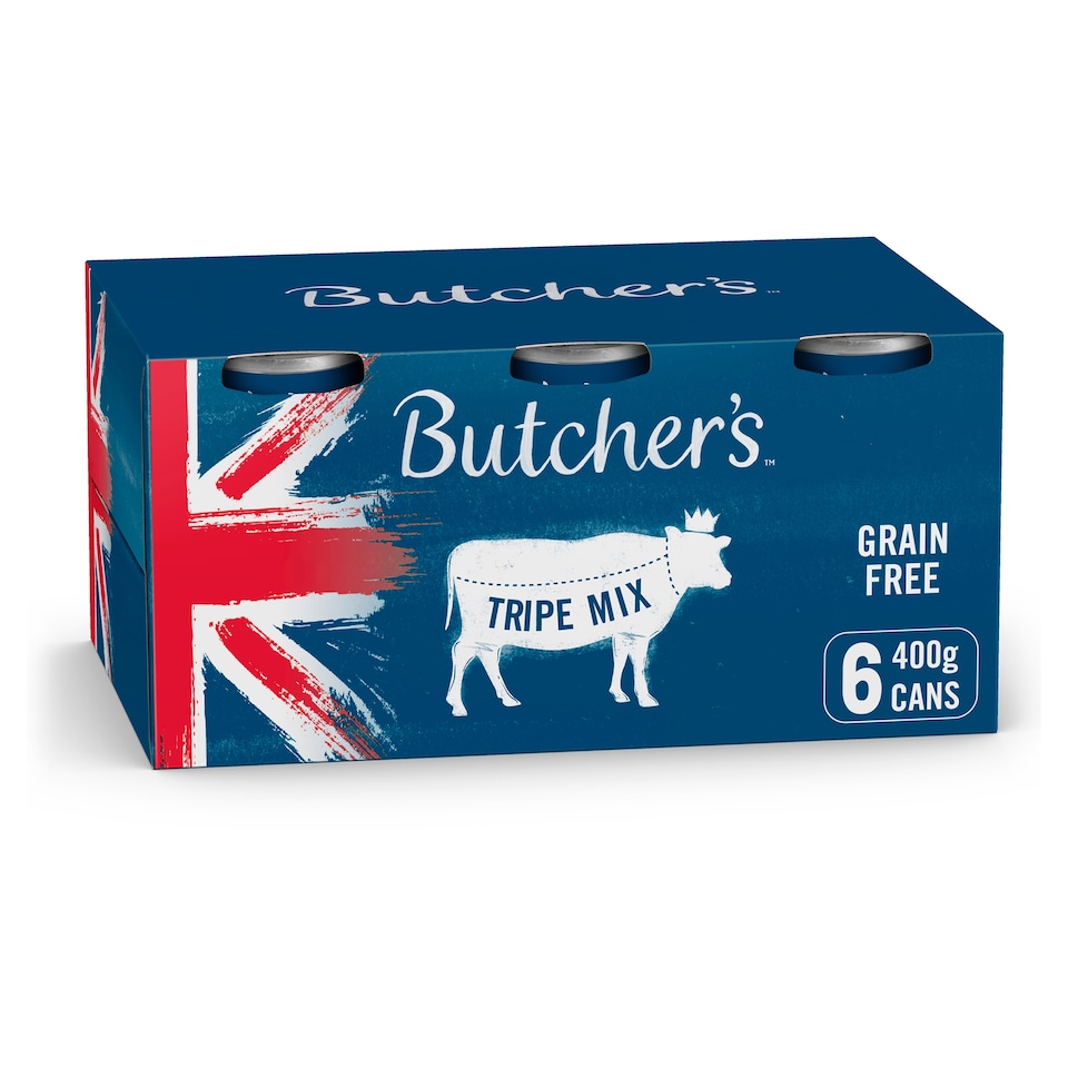 image 1 of Butcher's Tripe Dog Food Tins 6X400g