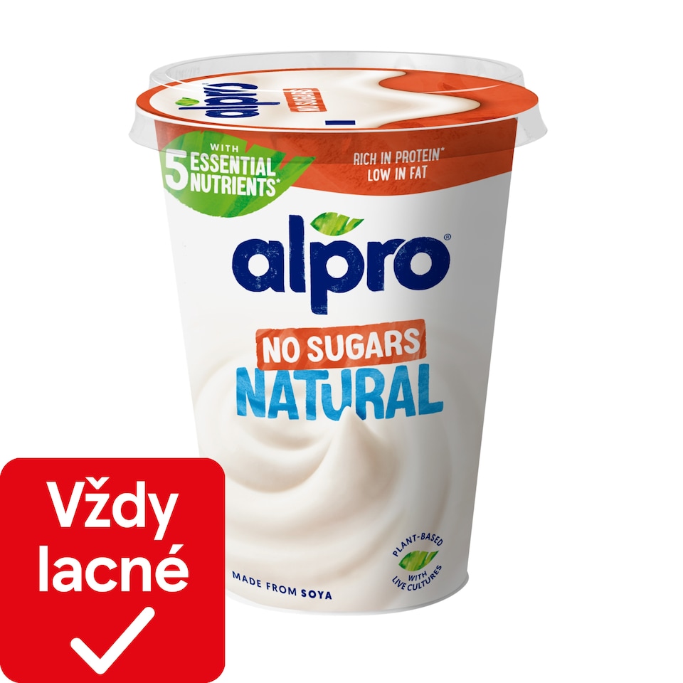 ALPRO White Soy Fermented Product with No Added Sugar 400g