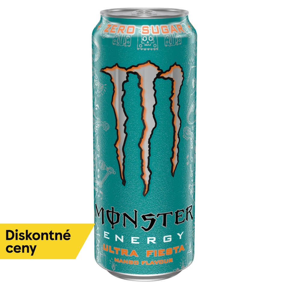 Monster Energy Ultra Fiesta Mango sýtený energetický nápoj 500 ml