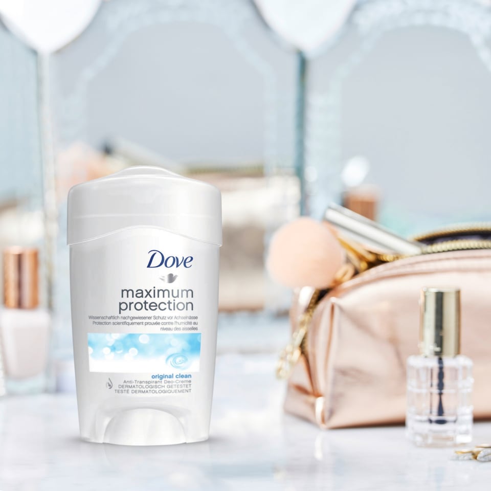 image 1 of Dove Maximum Protection Original Antiperspirant Deodorant Cream 45ml