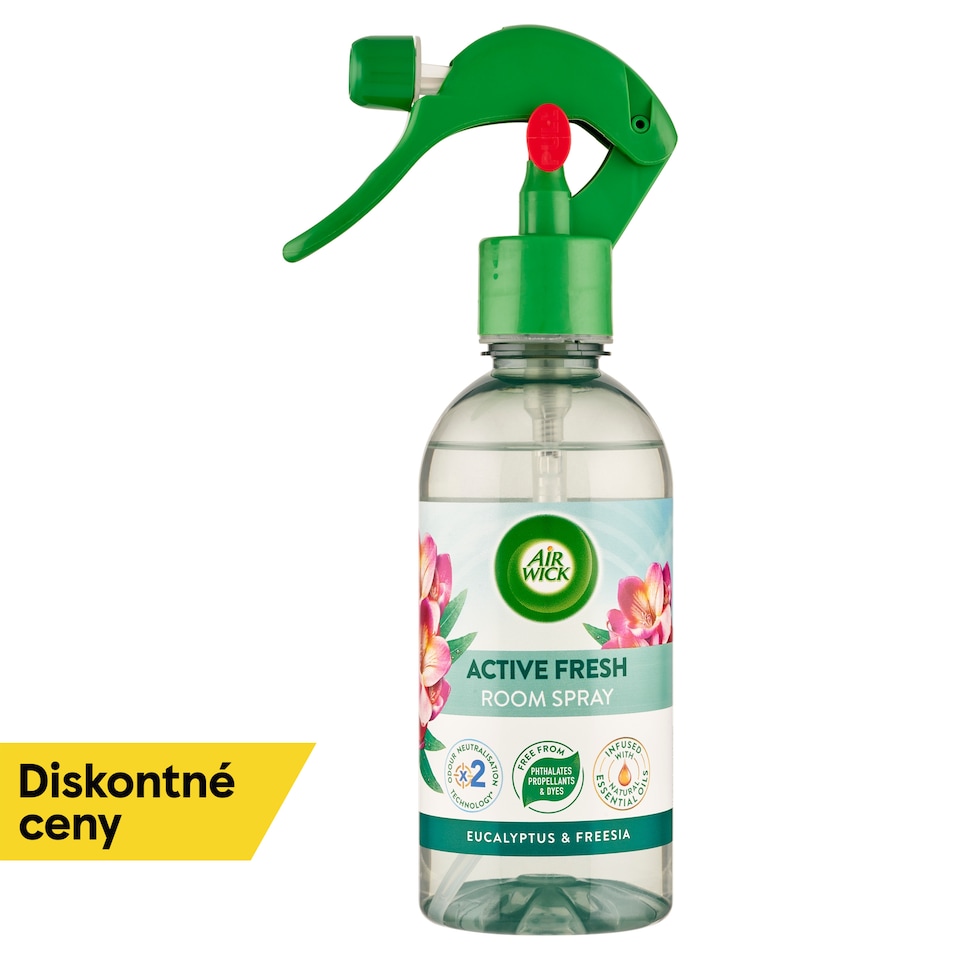 obrázok 1 z Air Wick Active Fresh Osviežovač vzduchu v spreji eukalyptus a frézia 237 ml