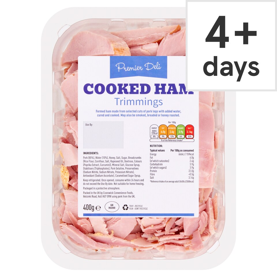 Premier Deli Cooked Ham Trimmings 400G