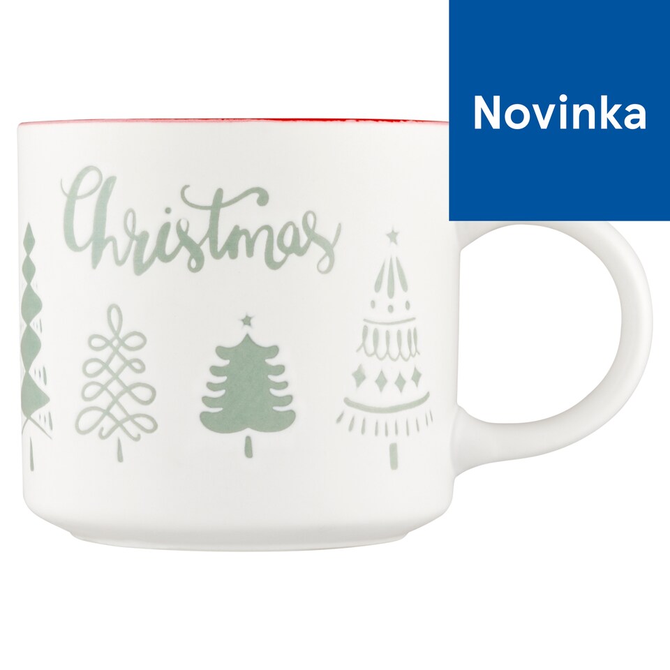 F&F Home Christmas Xmas Tree Wax Resist Mug