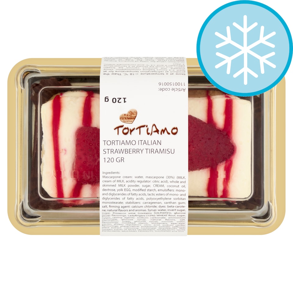 TORTIAMO ITALIAN STRAWBERRY TIRAMISU 120g