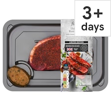 Tesco Finest Thick Cut Rump Steak with Green Peppercorn Melt 382g