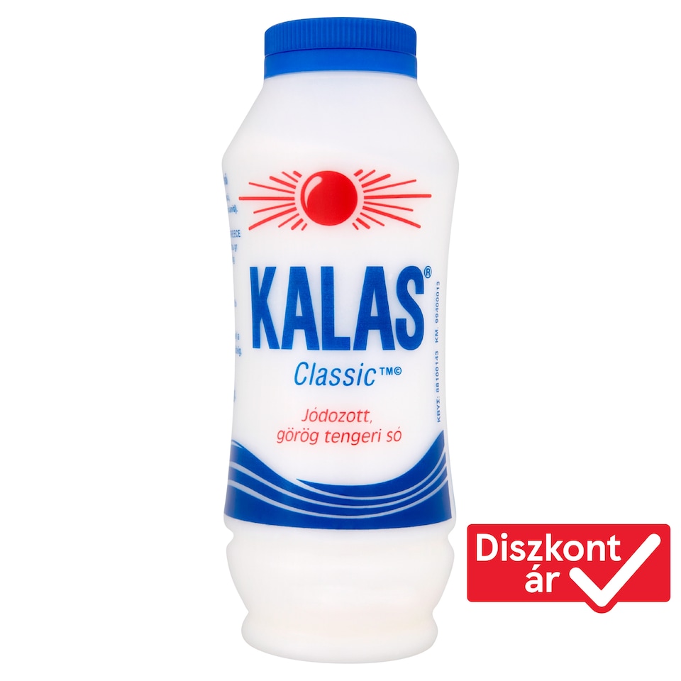 Kalas Classic jódozott görög tengeri só 400 g
