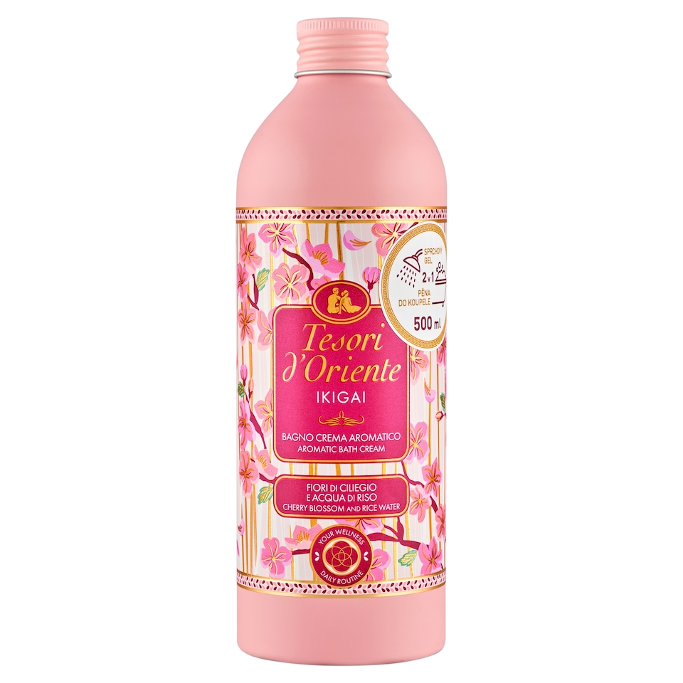 Obrázek 1 pro produkt Tesori d'Oriente Ikigai koupelový krém / pěna 500ml