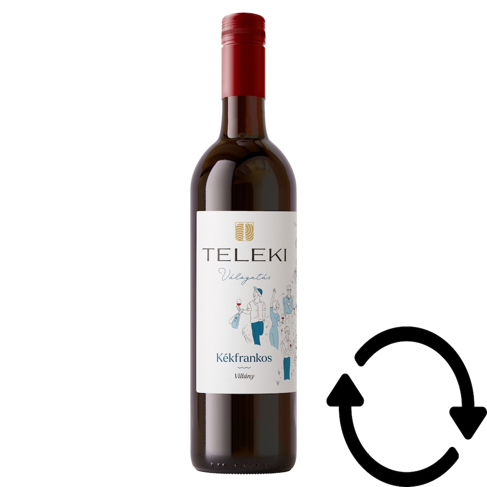 Teleki Válogatás Villányi Kékfrankos classicus száraz vörösbor 12% 0,75 l