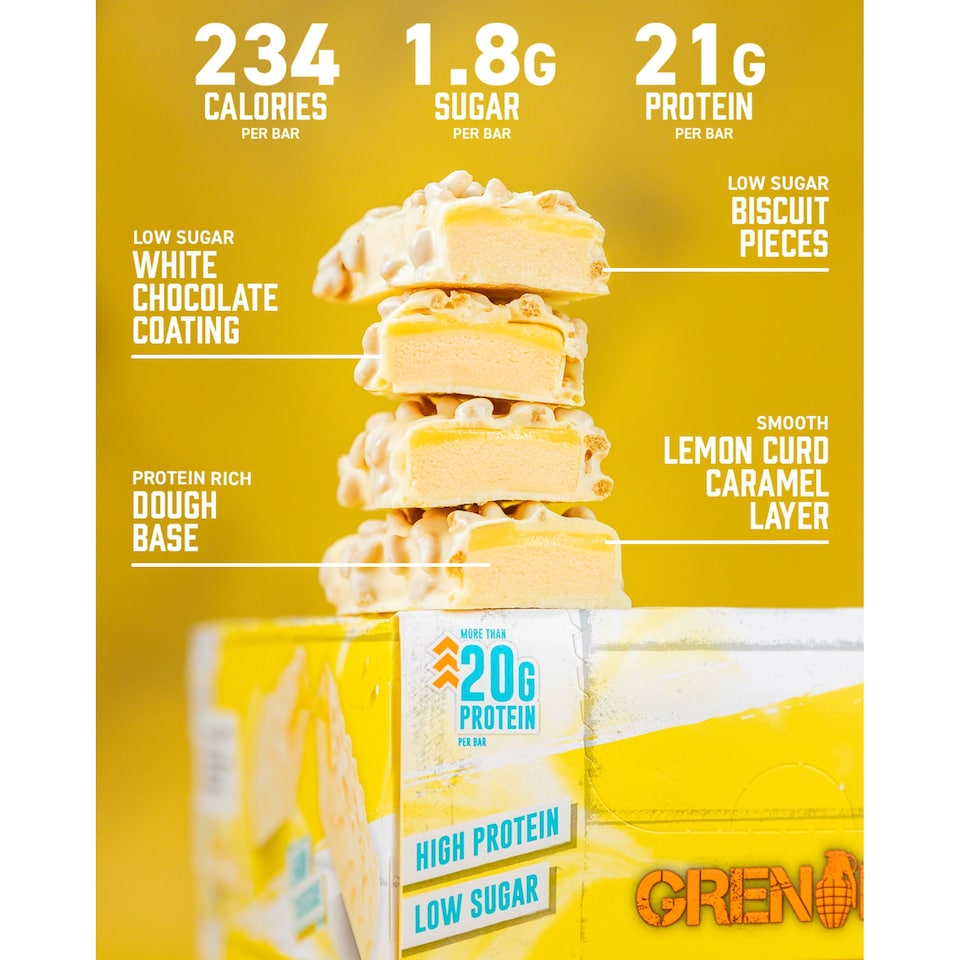 image 1 of Grenade Protein Bar - Lemon Cheesecake 60g
