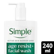 Simple Age Resist+ Cleanser 240ml