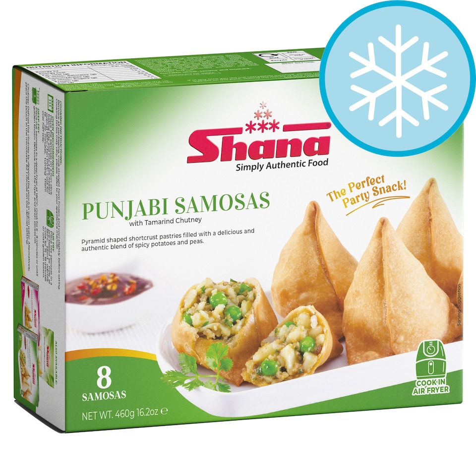 Shana Punjabi Samosas 8 Pack 460G