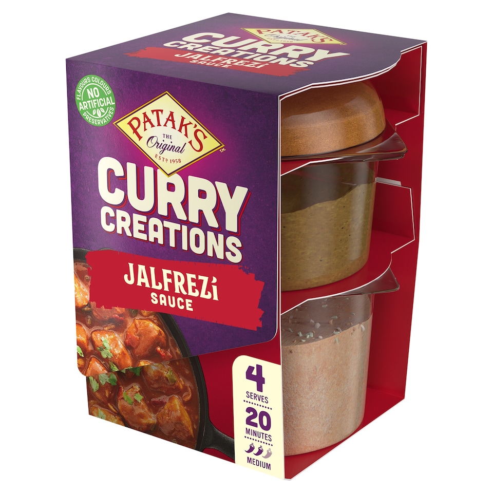 image 1 of Patak's Curry Creations Jalfrezi Sauce Kit 160g
