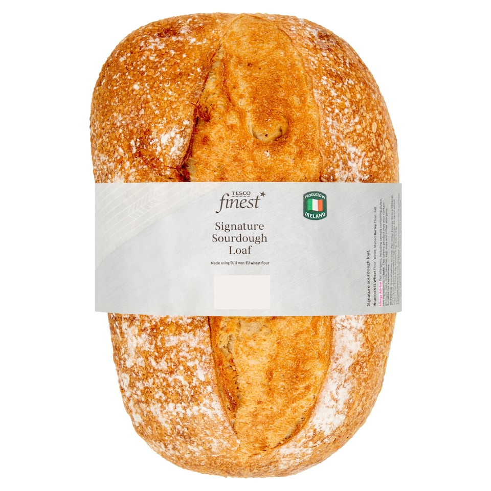 TESCO FINEST SIGNATURE SOURDOUGH LOAF 800G