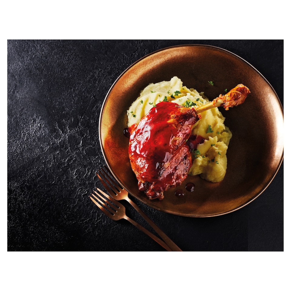 image 1 of Tesco Finest Dine In Duck Legs with Port & Plum Sauce 505g