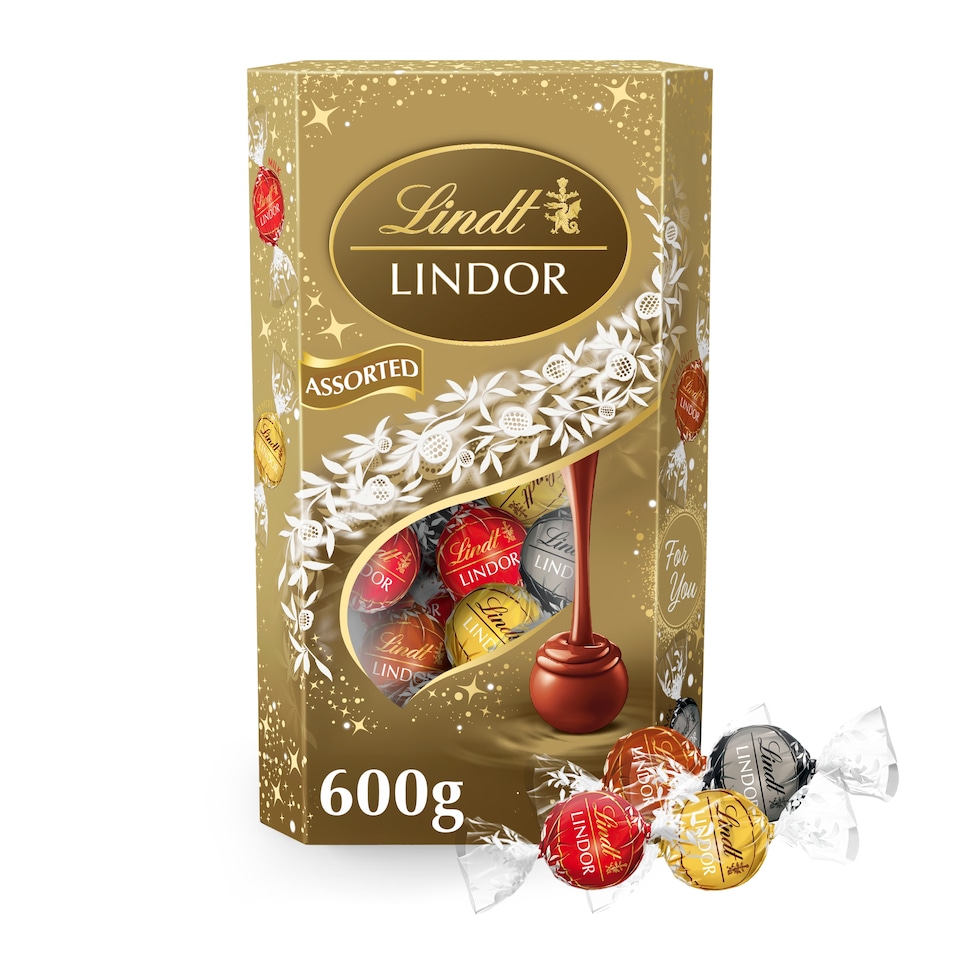 image 1 of Lindt Lindor Assorted Chocolate Truffles 600G