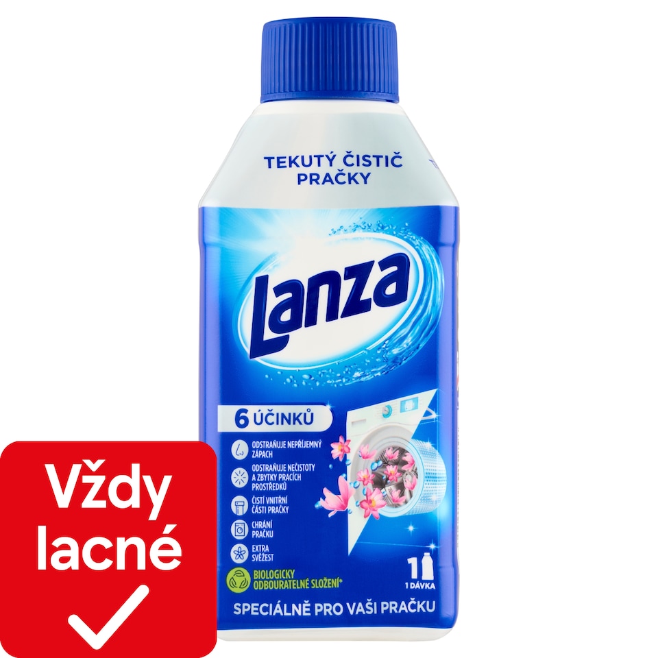 obrázok 1 z Lanza Tekutý čistič práčky svieža vôňa 250 ml