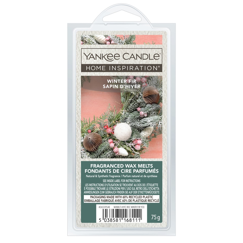 image 1 of Yankee Candle HI Winter Fir Wax Melts 75g