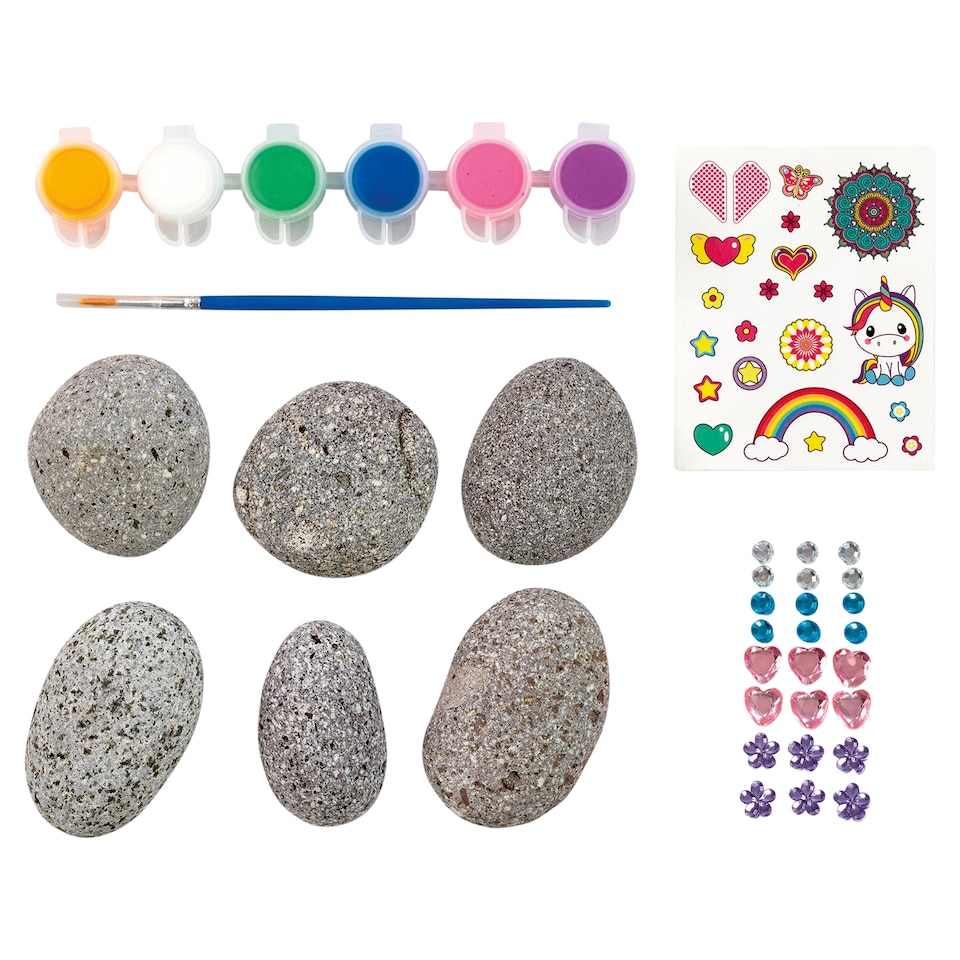 image 1 of Addo Out to Impress Neon Pebble Painting Creative Set