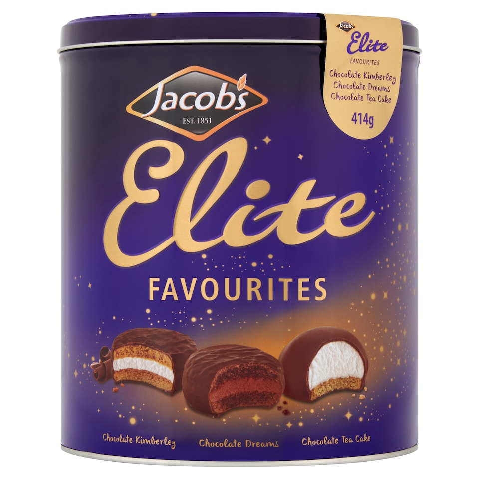 Jacobs Elite Favourites Biscuits 414G