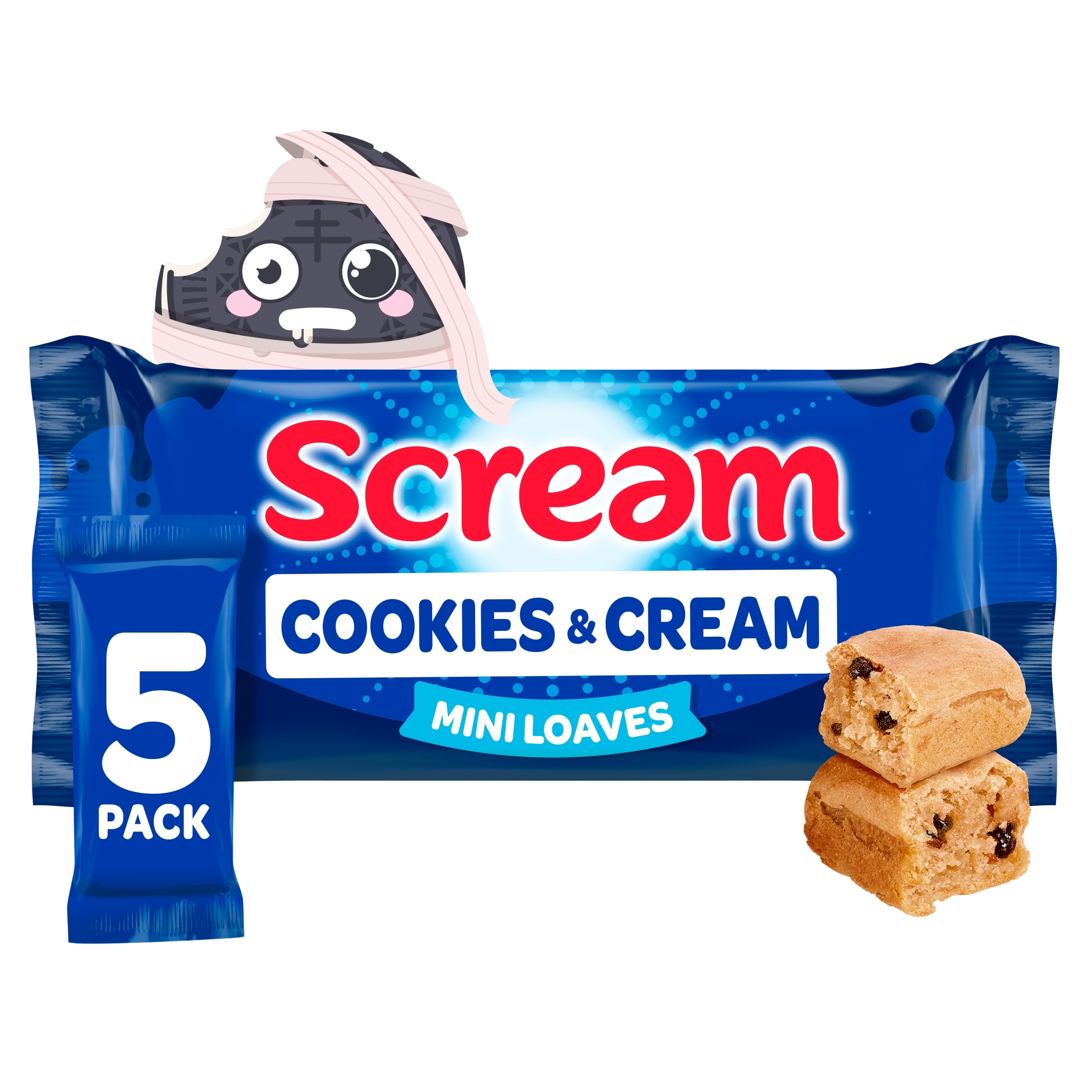 Soreen Halloween Cookies and Cream Mini Loaves 150g