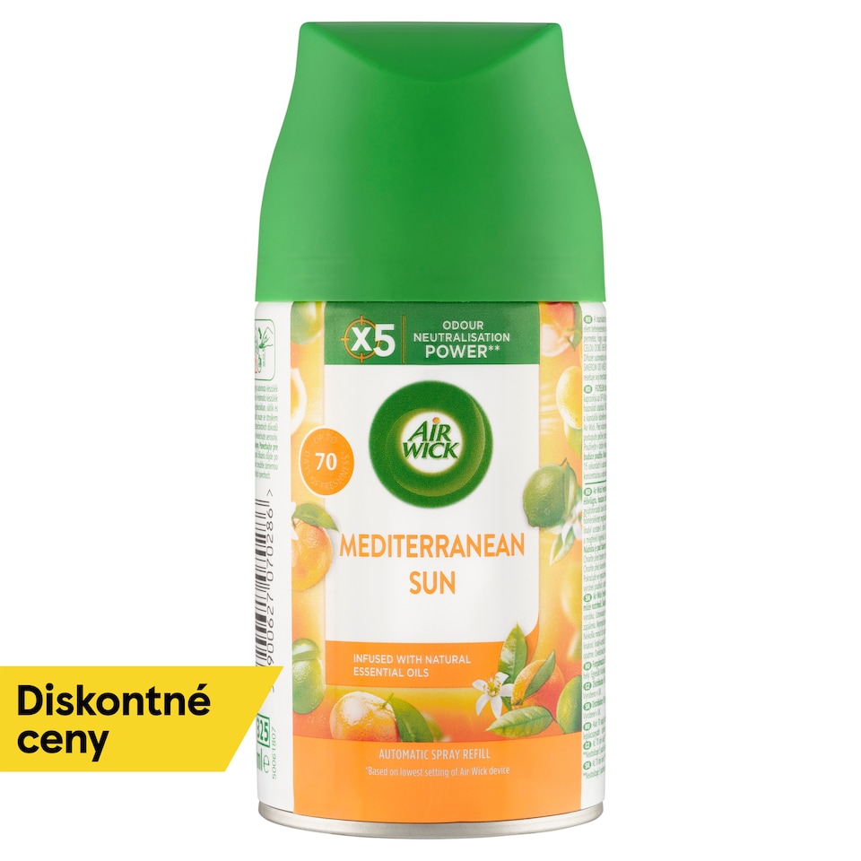 obrázok 1 z Air Wick Freshmatic Náplň do osviežovača vzduchu stredomorské slnko 250 ml