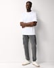 image 2 of F&F Cotton Rich Cuffed Cargo Trousers in Grey