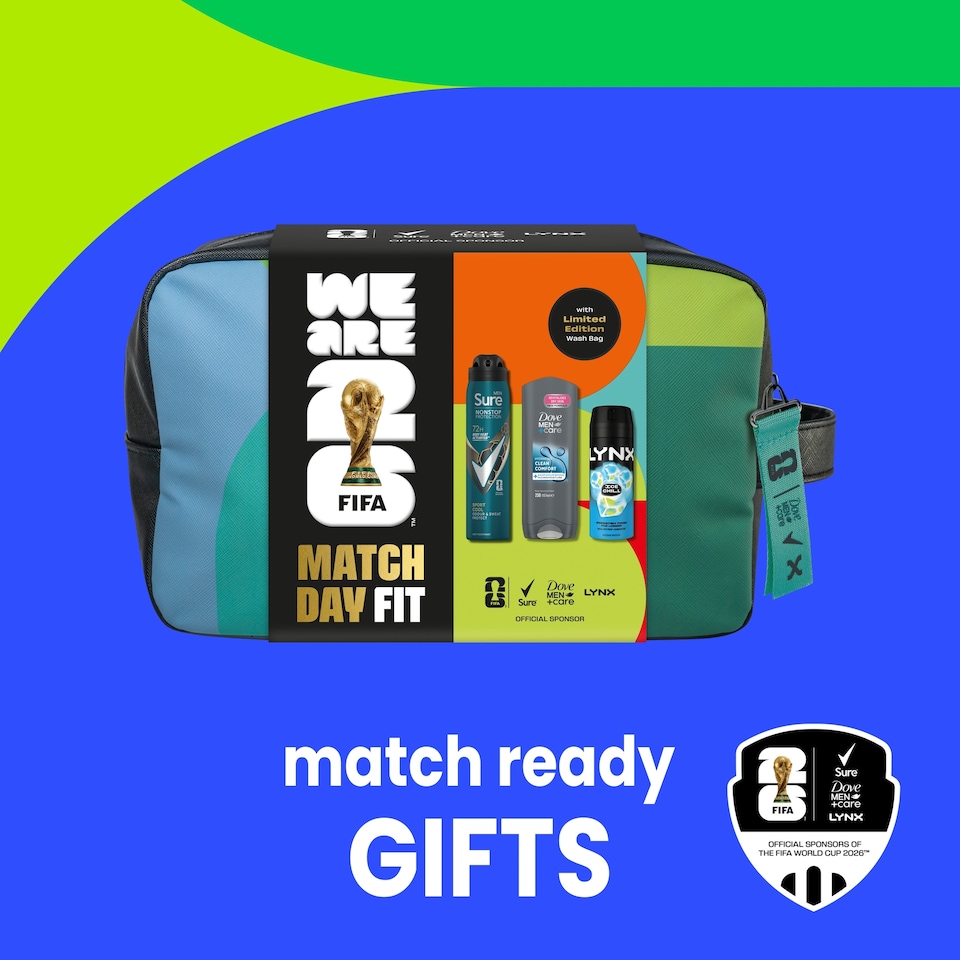 image 1 of FIFA Match Day Fit Washbag for Him Gift Set