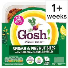 Gosh Spinach And Pinenut Bites 171G