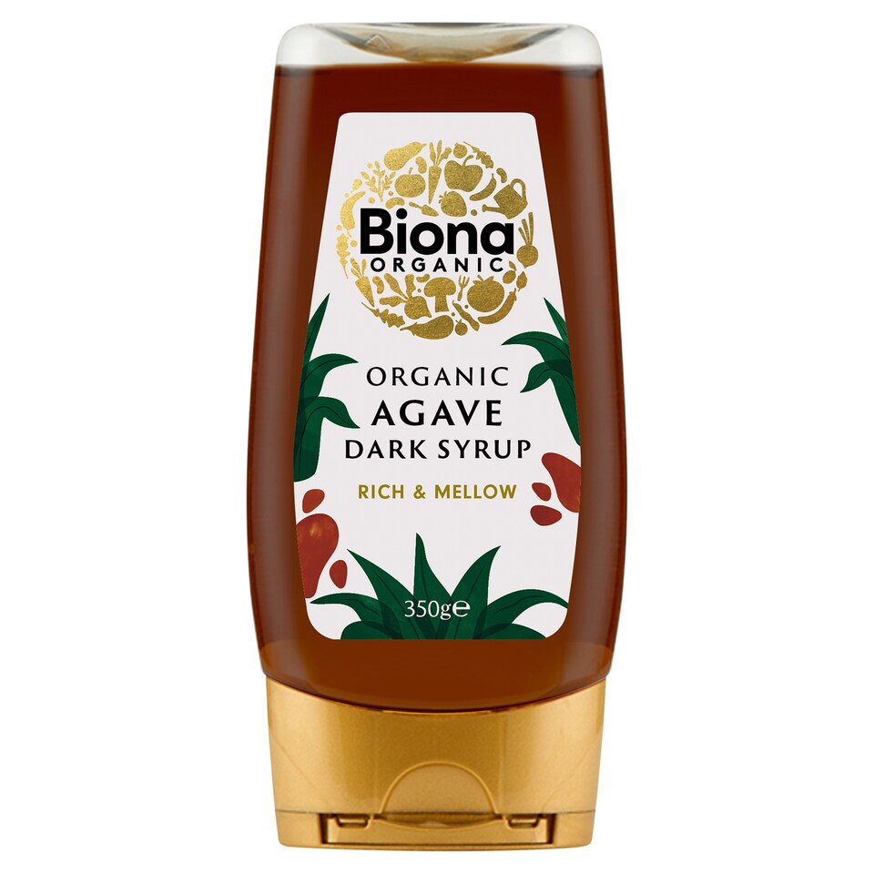 Biona Organic Squeezy Dark Agave Syrup 350g
