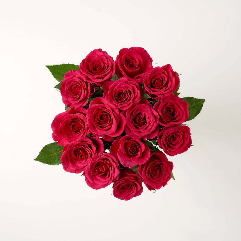 image 1 of Tesco Pink Roses Flowers Bouquet