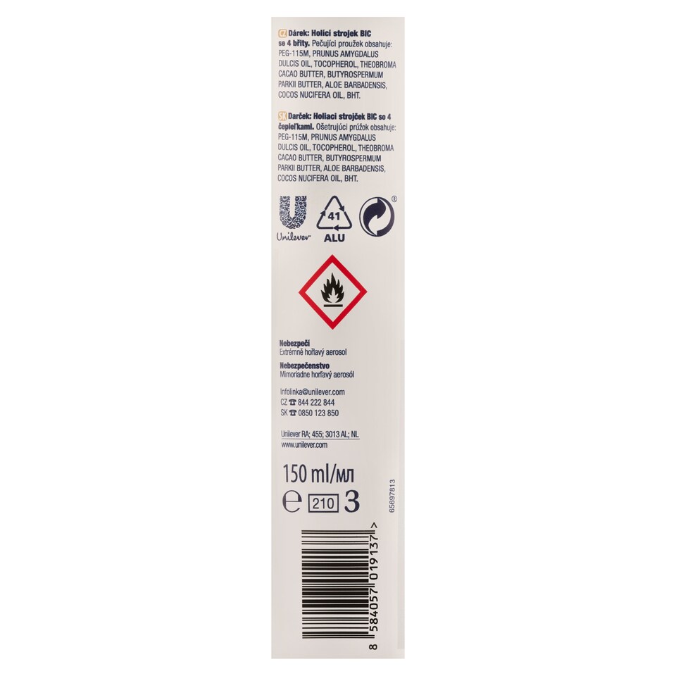 obrázok 1 z Dezodorant Dove Advanced Peach 150 ml so žiletkou