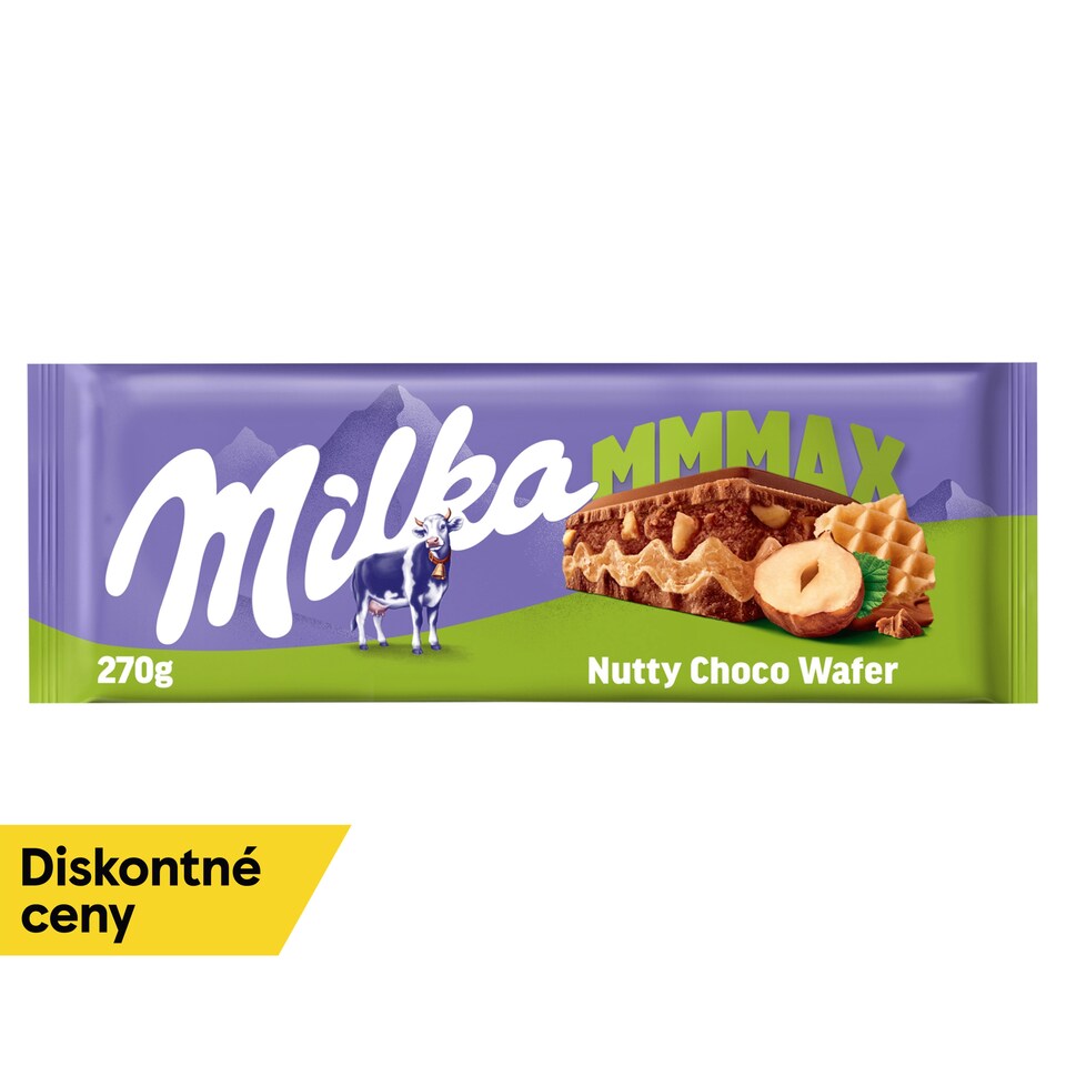 image 1 of Milka Mmmax Nutty Choco Wafer 270 g