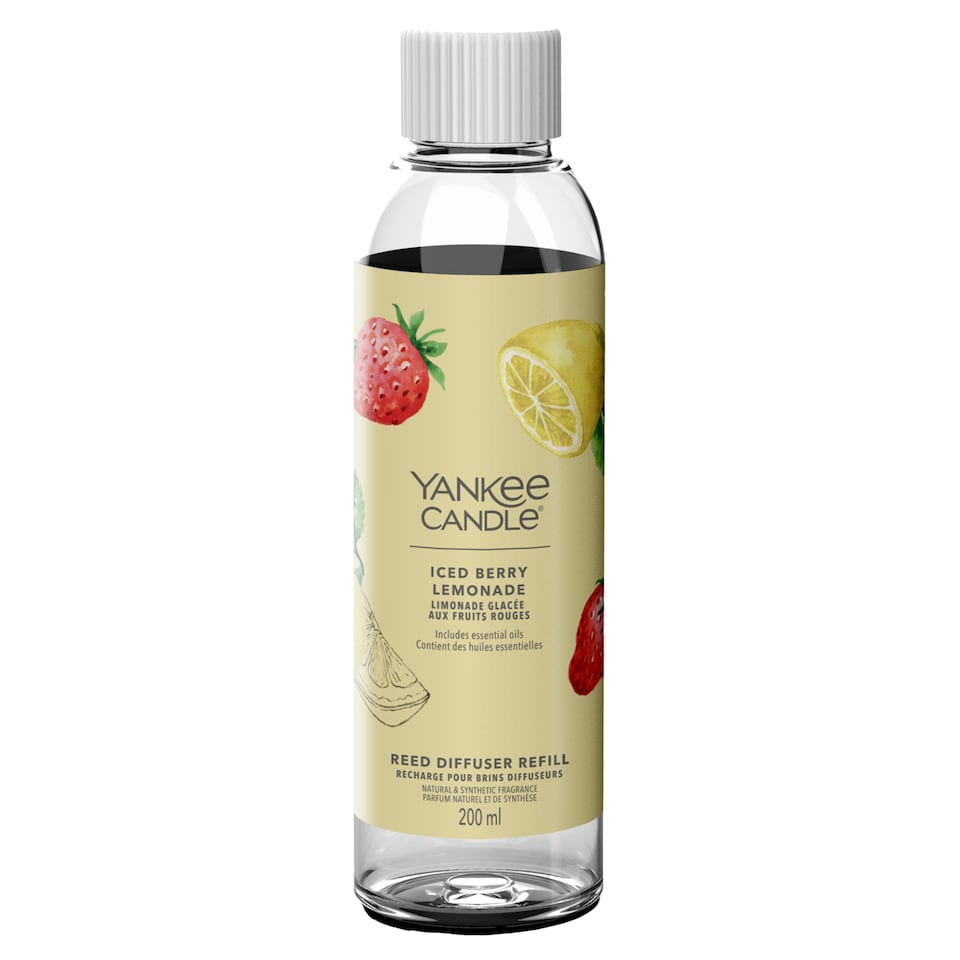 image 1 of Yankee Classic Iced Berry Lemonade Reed Diffuser Refill 200ml