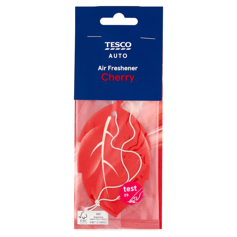 Tesco Auto Cherry Car Air Freshener 1 pcs