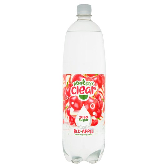 Perfectly Clear Red Apple Flavoured Sparkling Water 1.5L Tesco Groceries