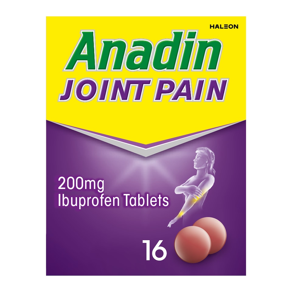 image 1 of Anadin Joint Pain Relief Ibuprofen Tablets 16s