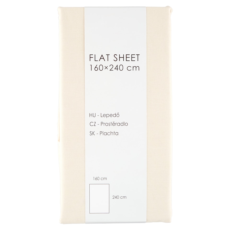 White Alyssum prostěradlo 160 cm x 240 cm