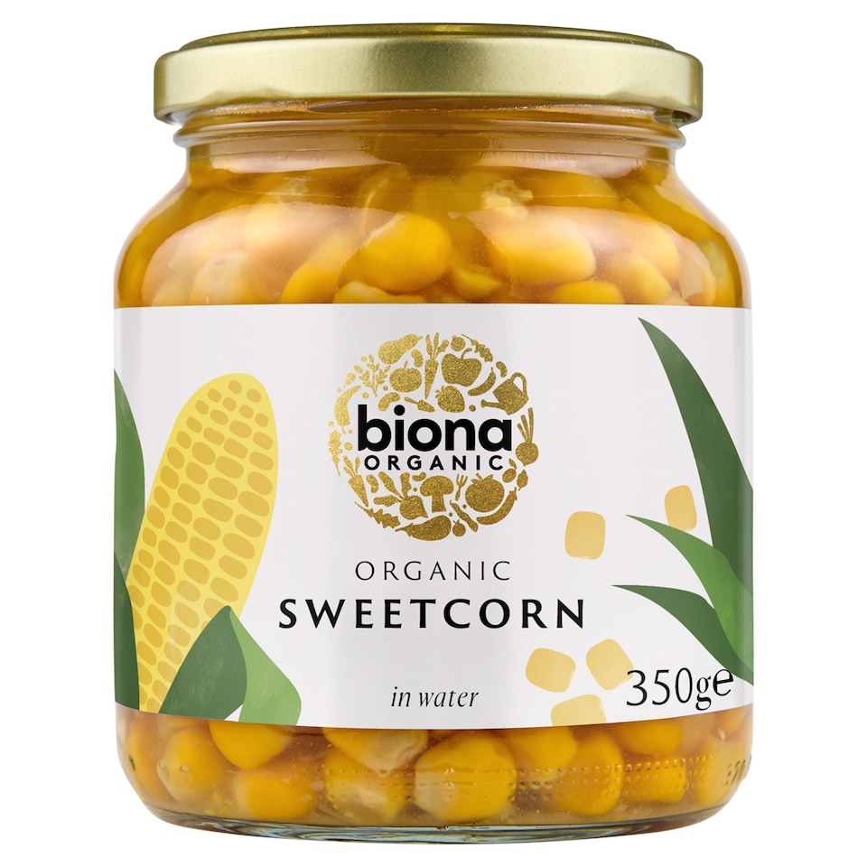 Biona Organic Sweetcorn - Jar 350g