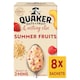 image 1 of Quaker Oats Summer Fruits & Nothing Else Porridge Sachets 8 x 33g