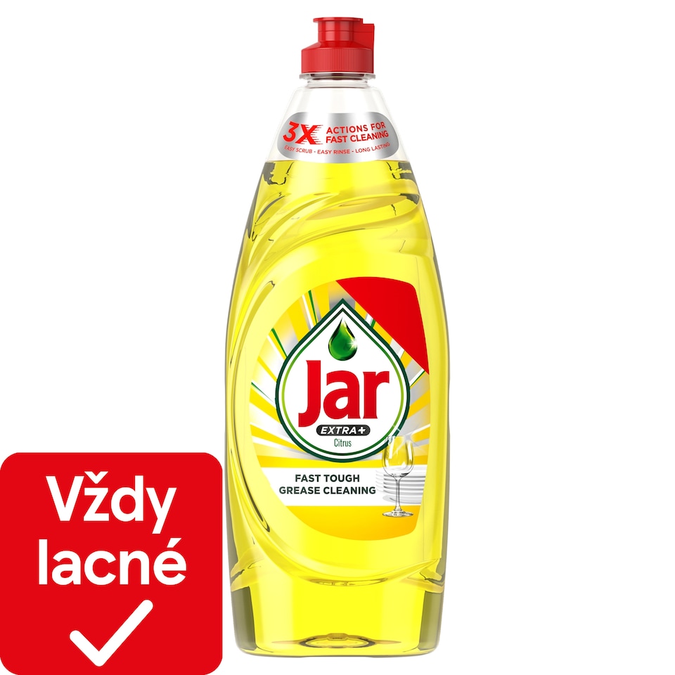 image 1 of Jar Extra+ Citrus Washing Up. Jar´s #1 Formula for Fast Tough Grease Cleaning 650ml