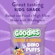 image 2 of Goodies Kids Snack Dino Puffs Cheese & Onion 4x12g