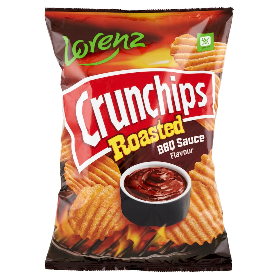 Lorenz Crunchips Roasted burgonyachips édes-fűszeres ízesítéssel 120 g  1. kép