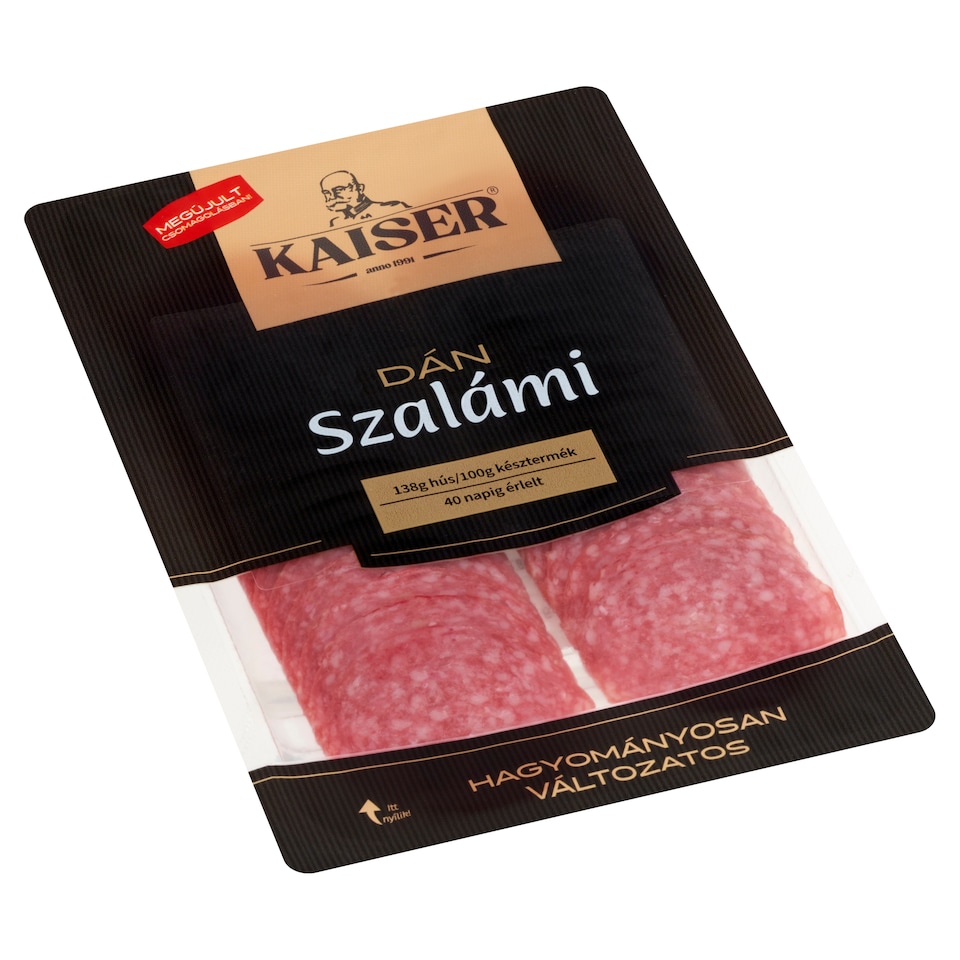 Kaiser szeletelt dán szalámi 75 g  1. kép