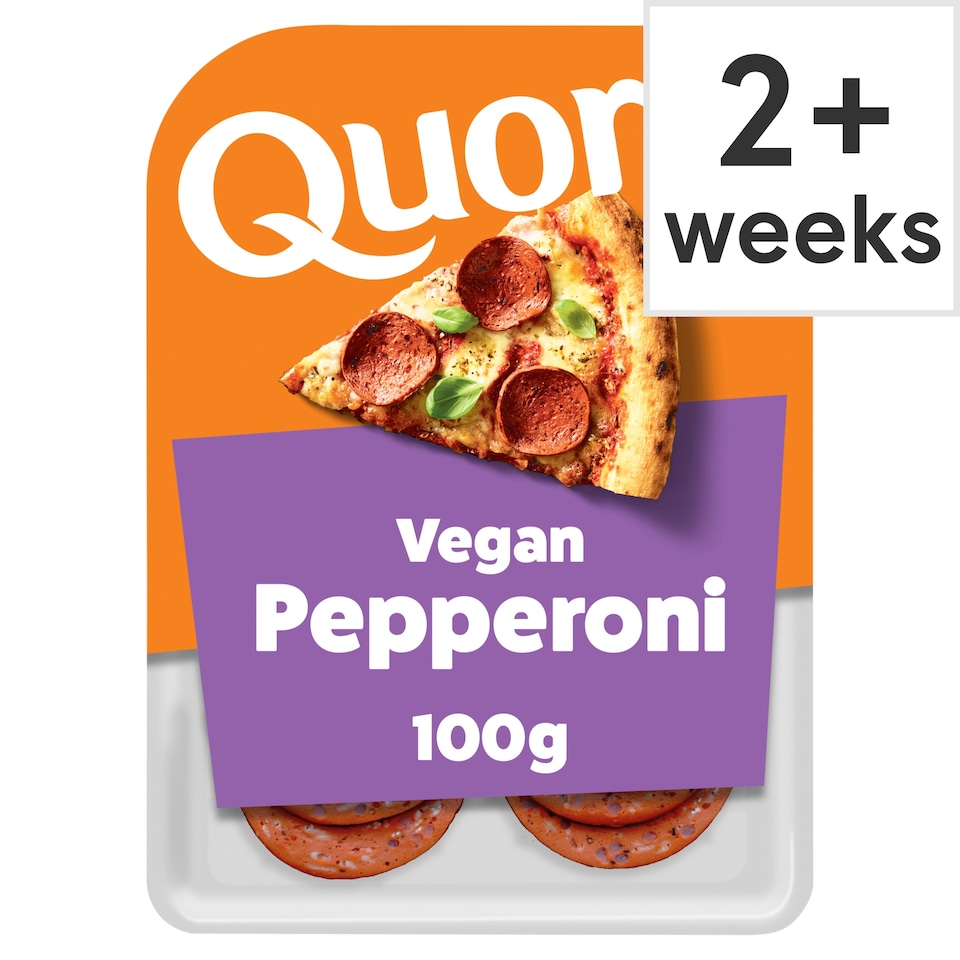 image 1 of Quorn Vegan Pepperoni Slices 100G