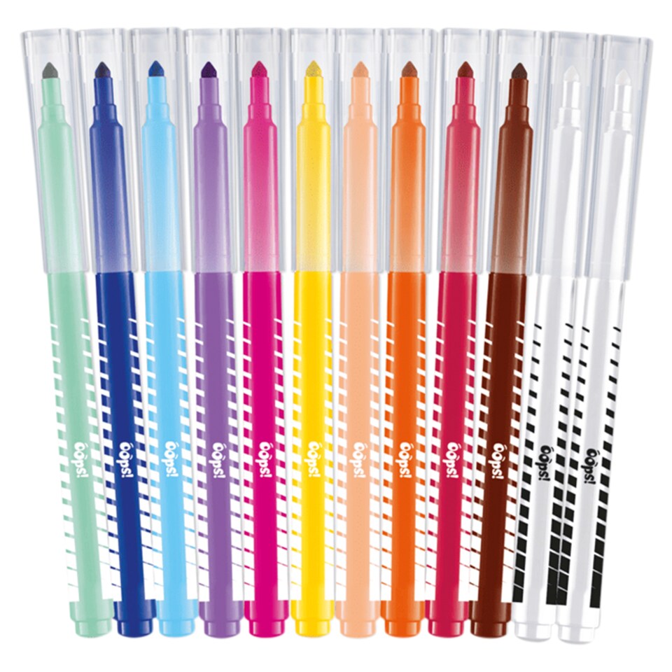 Maped Color'Peps Oops! törölhető filctoll készlet 10 + 2 különböző szín  1. kép
